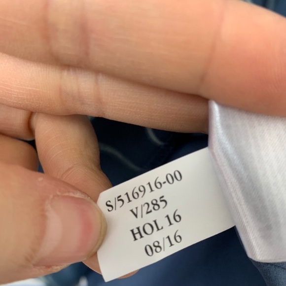 Banana Republic blue botanical faux wrap dress - Picture 5 of 6